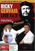 Ricky Gervis live 1 & 2 dvd 2-pack