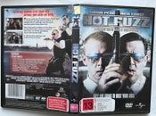 HOT FUZZ - SIMON PEGG NICK FROST DVD EX RENTAL (WITH LIGHT SCRATCHES)