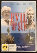 Evil Under The Sun dvd. Agatha Christie. 1982 film, Peter Ustinov & Diana Rigg.