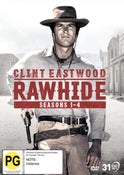 RAWHIDE : Seasons 1, 2, 3, 4 Box Set - Clint Eastwood - 31 DVD SET
