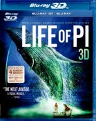 Life of Pi (3D Blu-ray/Blu-ray) (1 Disc)