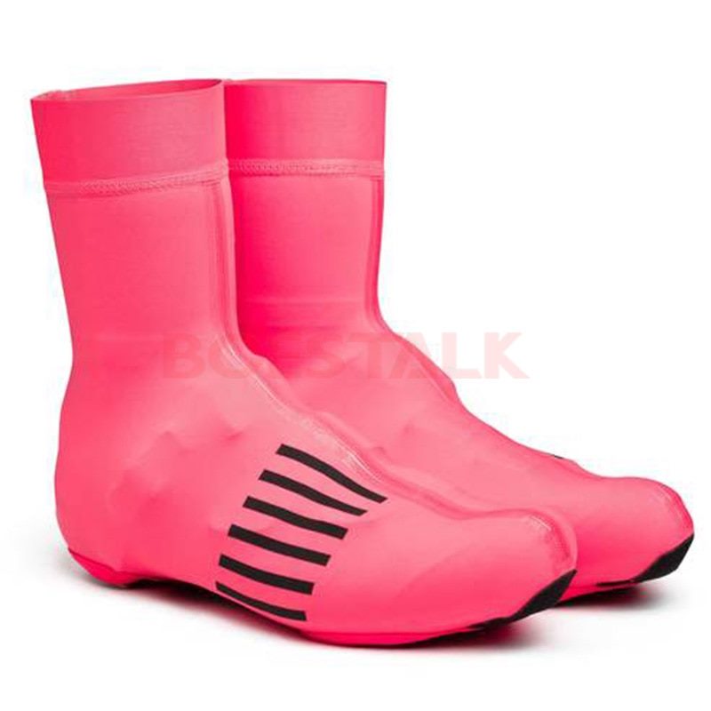 pink cycling shoe covers