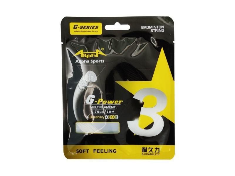 Allpha 10Pcs Badminton String 0.7mm High Polymer Multiflament Badminton ...