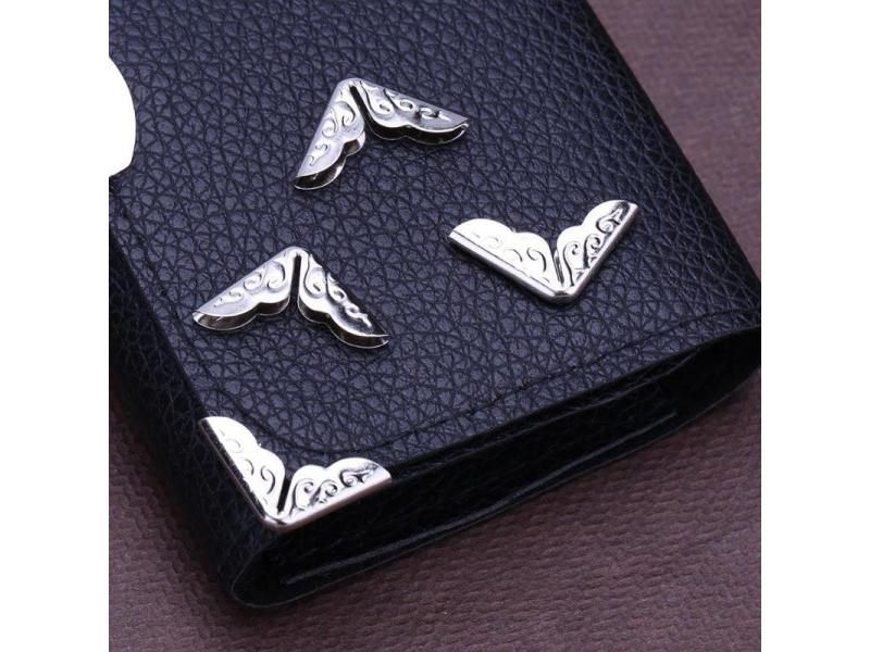 100/200pcs Metal Book Corner Protectors Tone Scrapbooking Albums Menus ...
