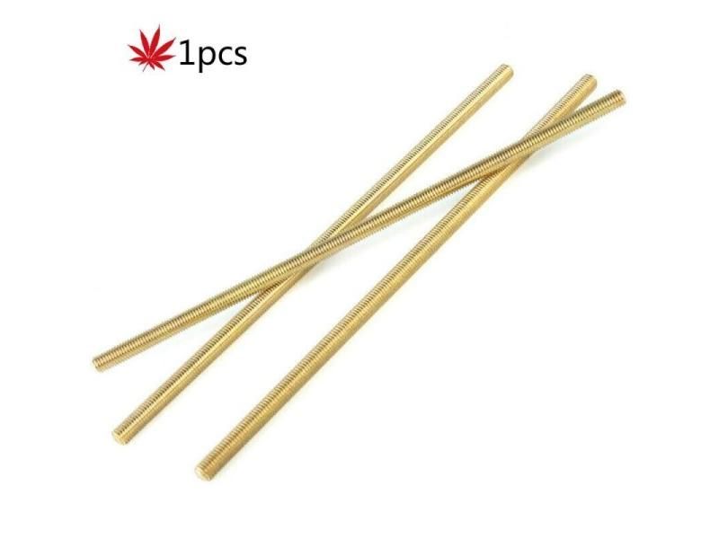 Brass Threaded Rod - 250mm Full Thread Length, Various Metric Sizes From M2 To M20