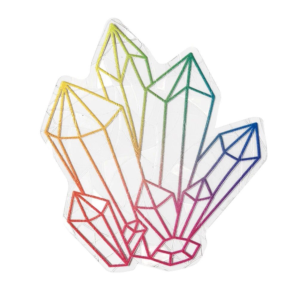 3D Rainbow Sun Catcher Wall Stickers Light Catcher PVC Window Film Self 3d rainbow sun catcher wall stickers light catcher pvc window film self