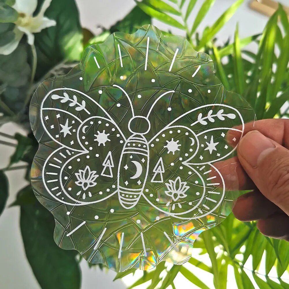 3D Rainbow Sun Catcher Wall Stickers Light Catcher PVC Window Film Self 3d rainbow sun catcher wall stickers light catcher pvc window film self