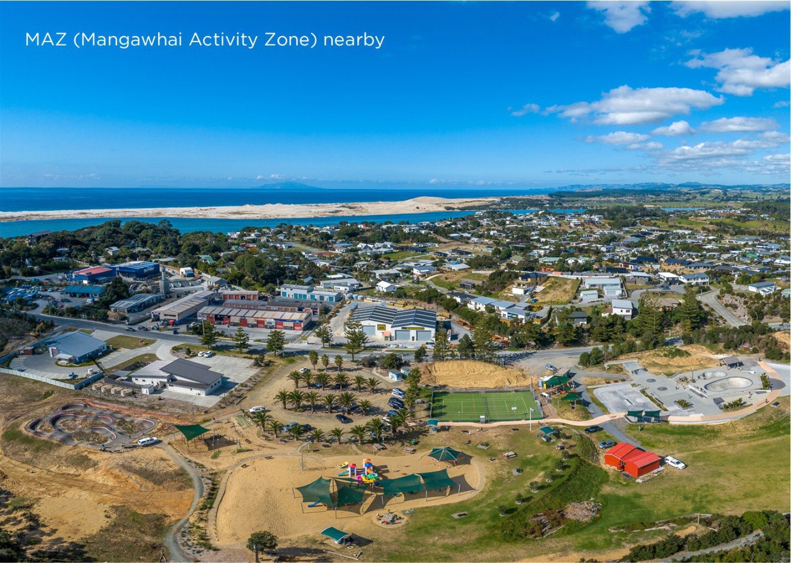 Front row sections at Mangawhai Point — slide 21
