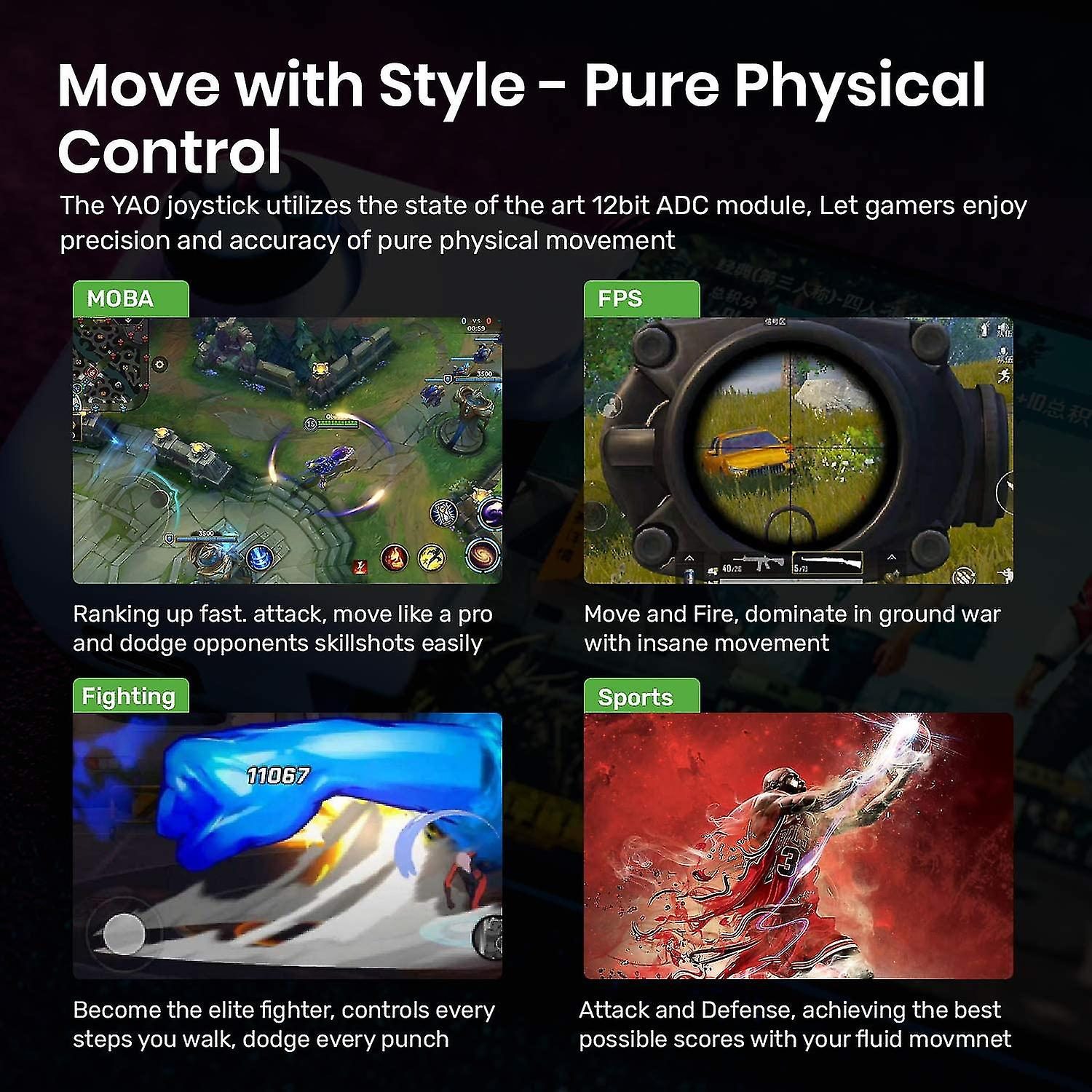 Mobile Game Controller Joystick For Android Phone (android Version 10 ...