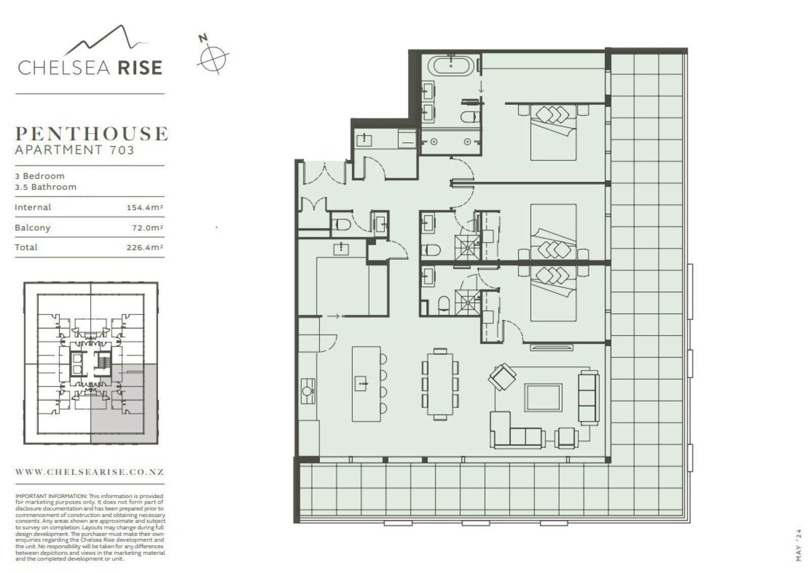 Penthouse living with unparalleled views — slide 10