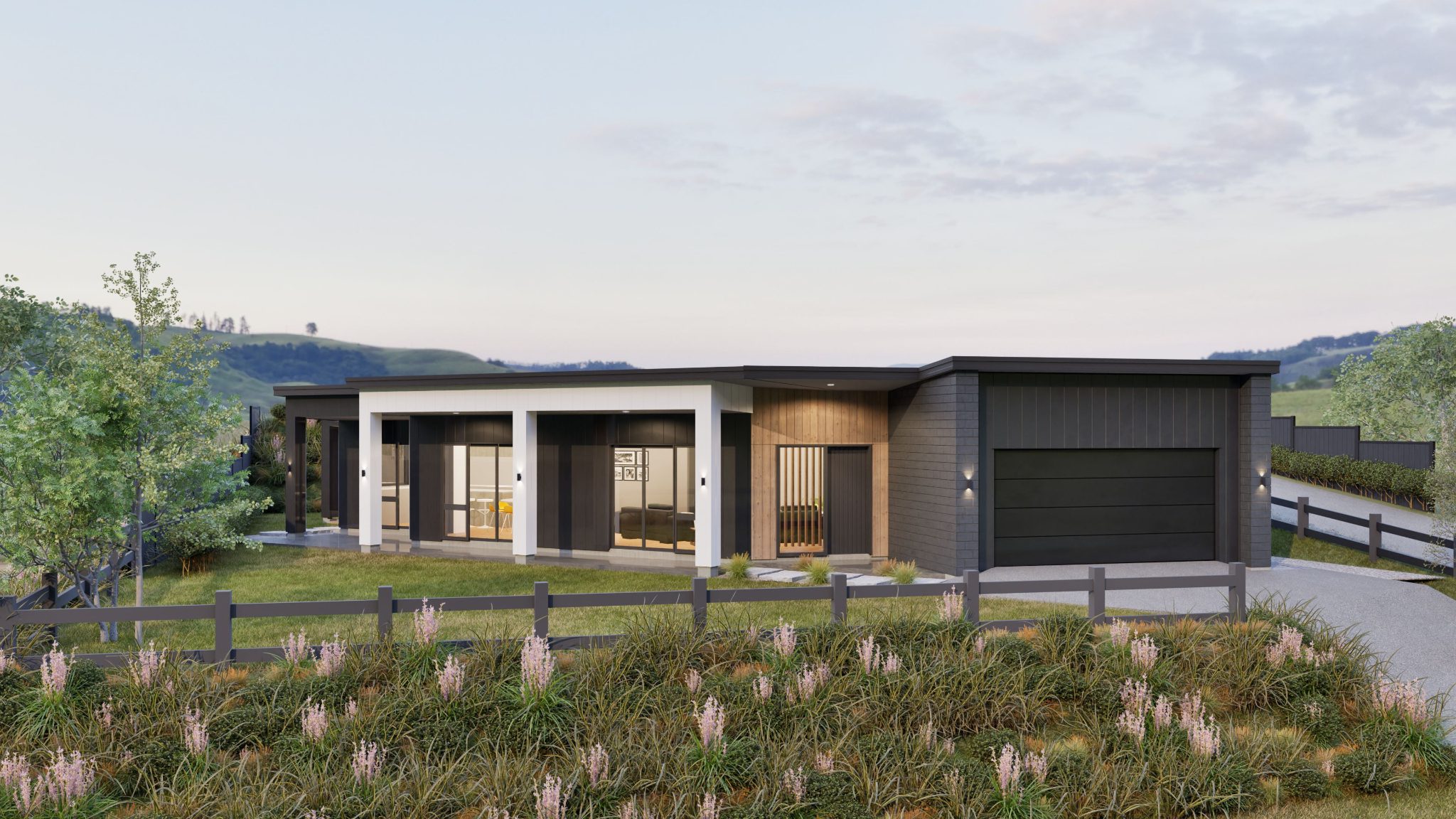 Design-Focused Family Living in Oakura — slide 1