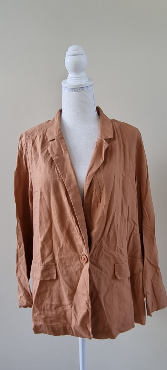 Grae Linen Blend Jacket size M / 14