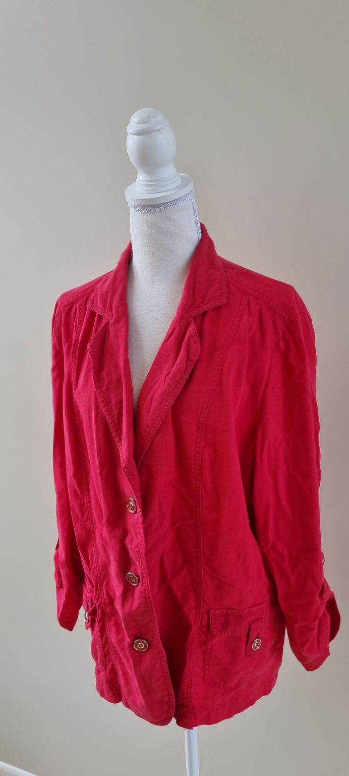 Twin Rivers Linen Blend Jacket Size 20, image 2