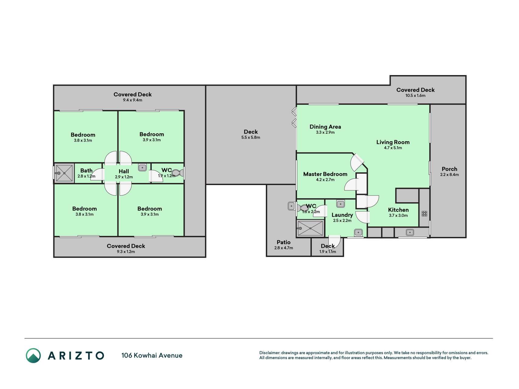 Five-Bedroom Retreat Near the Beach! — slide 32