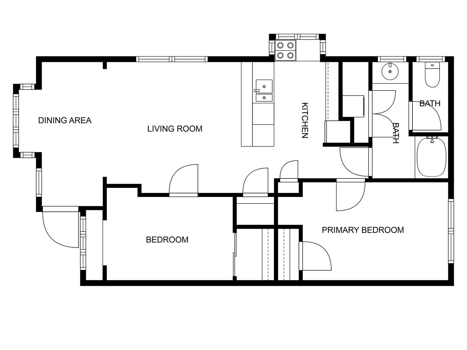Two-bedroom townhouse, steps from the city — slide 23