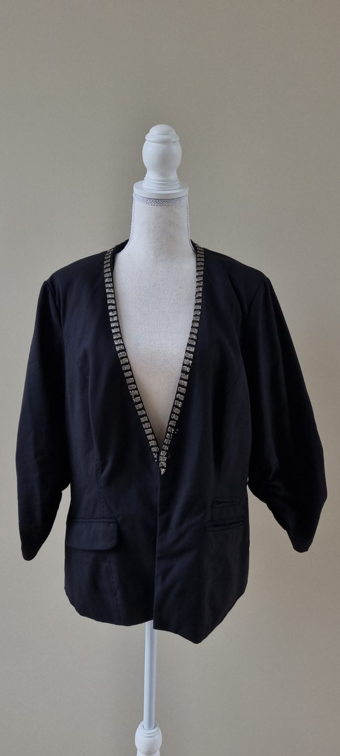 City Chic Black Jacket size L