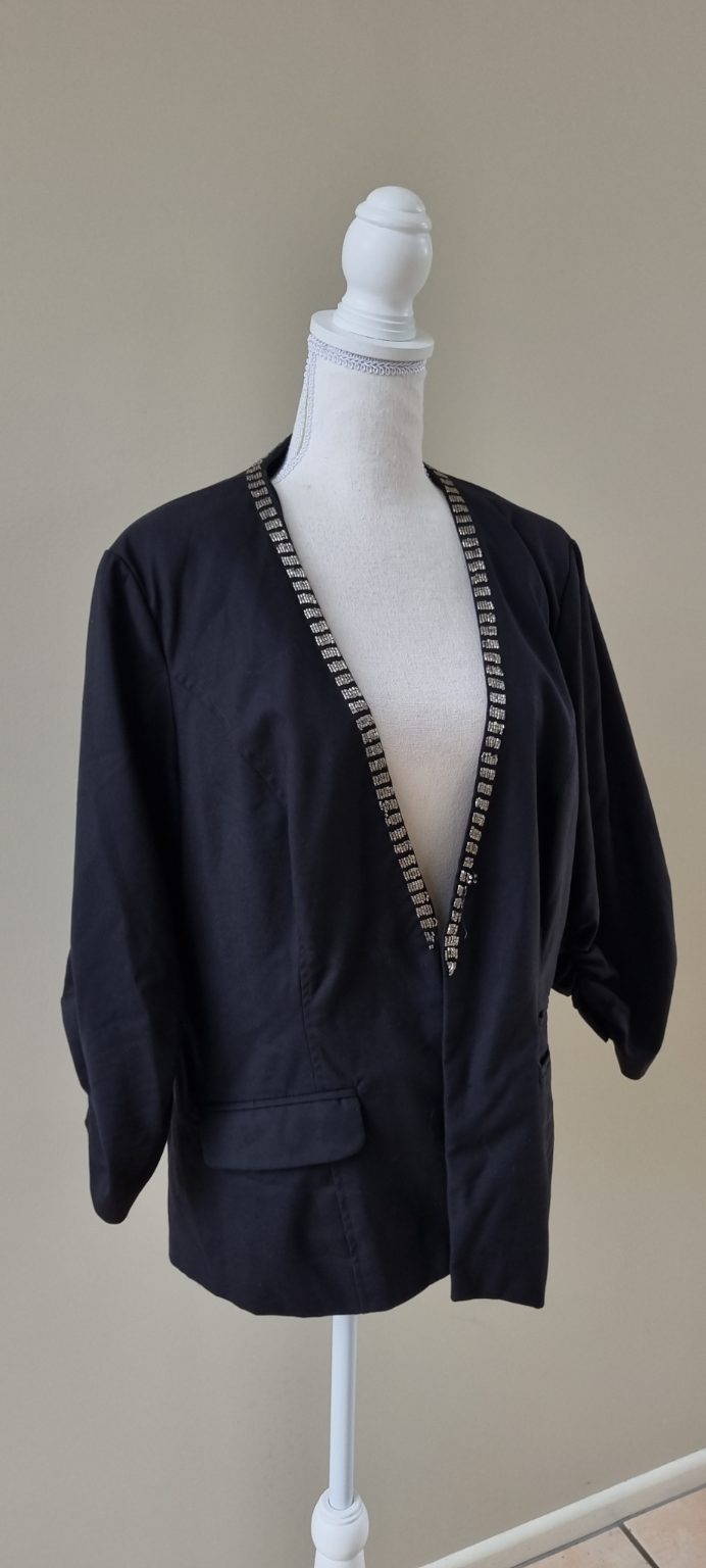 City Chic Black Jacket size L, image 2