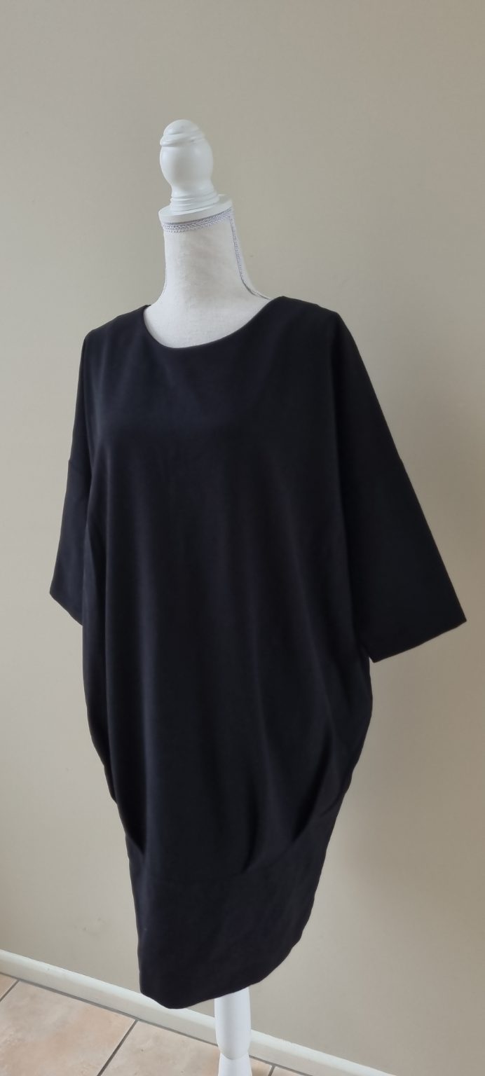 Caroline Sills Black Dress Size 12, image 2