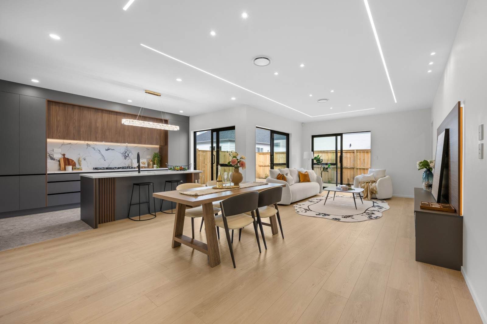 Reserve-Facing 4-Bedroom Home with Double Garage — slide 1