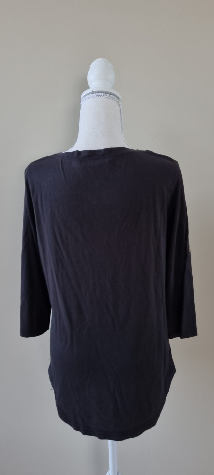 Wallace Cotton Black Top size 12, image 3