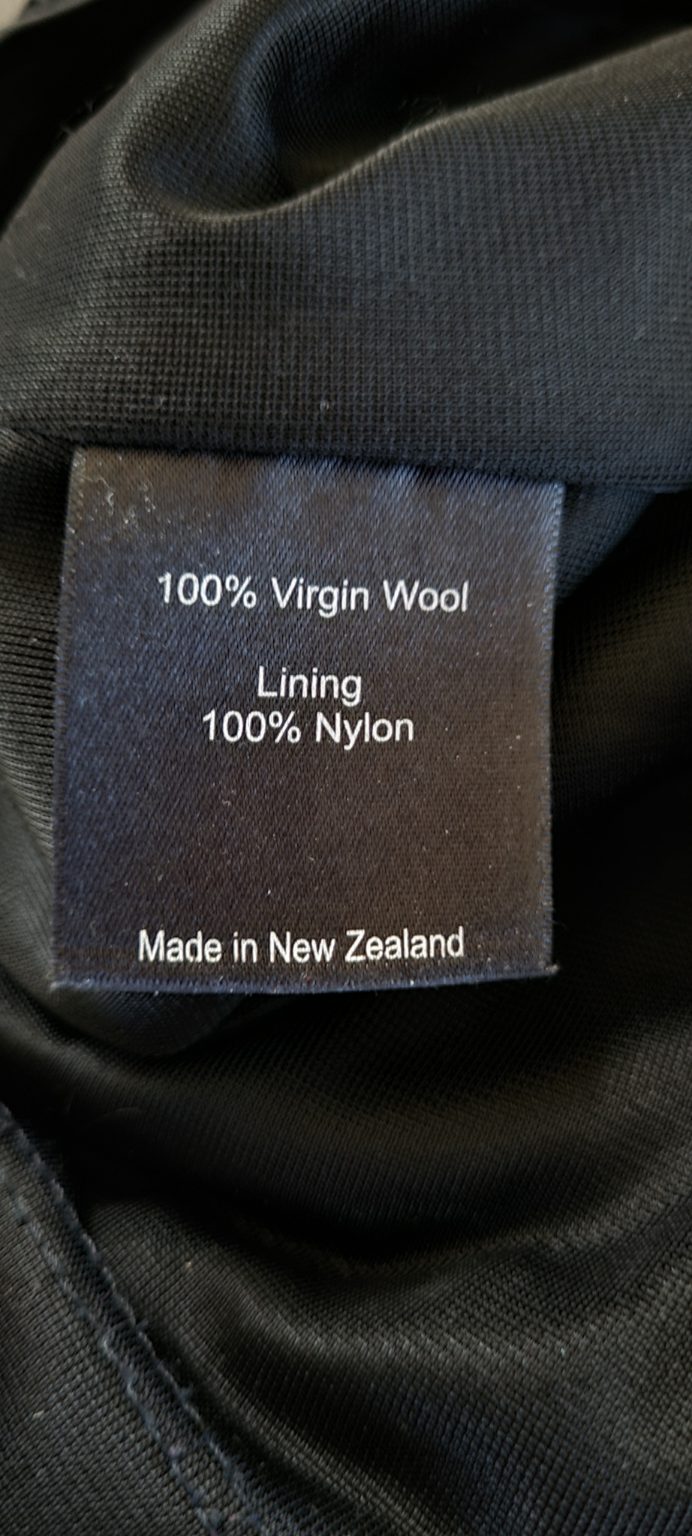Paula Ryan Black Wool Skirt Size M, image 2