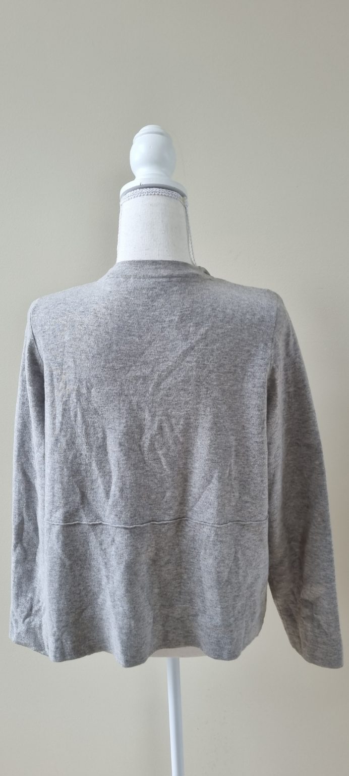 Blue Illusion Wool Blend Cardigan size 14, image 3