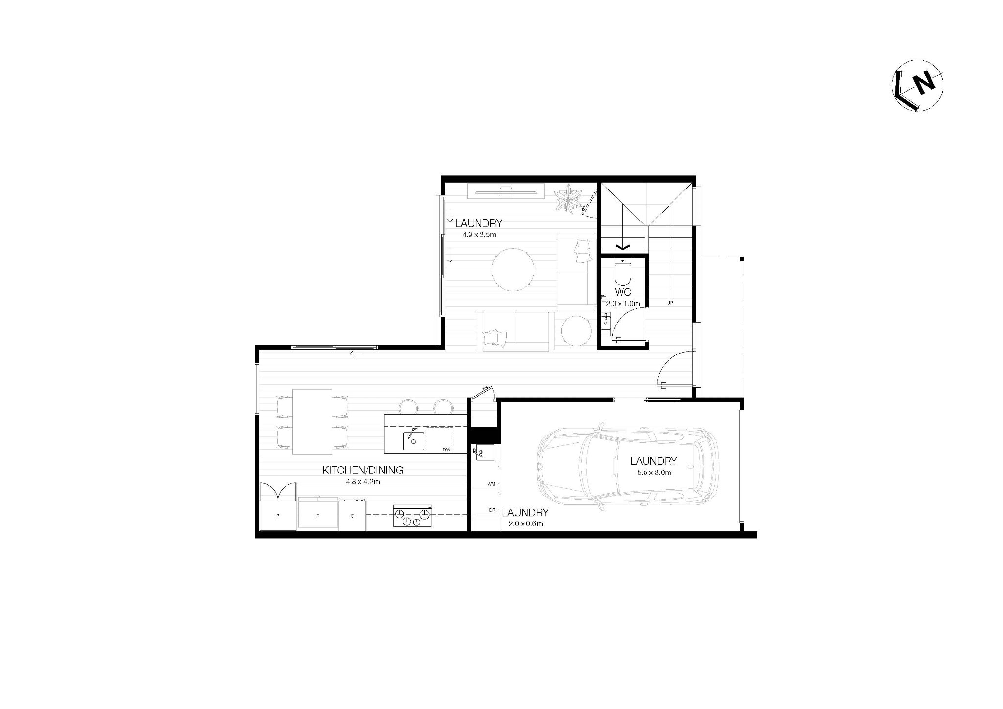 Modern Coastal Style 3 Bedroom Terrace Home — slide 7