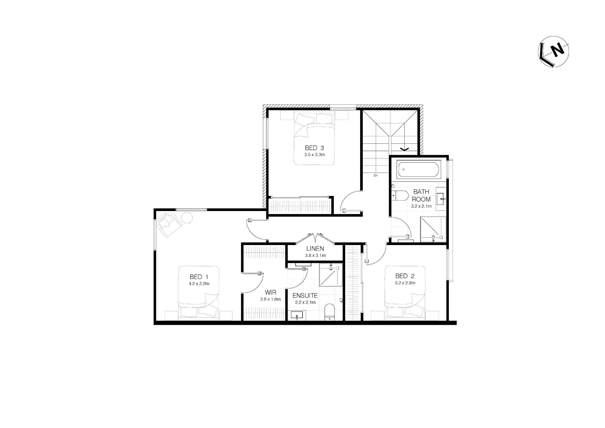 Modern Coastal Style 3 Bedroom Terrace Home — slide 8