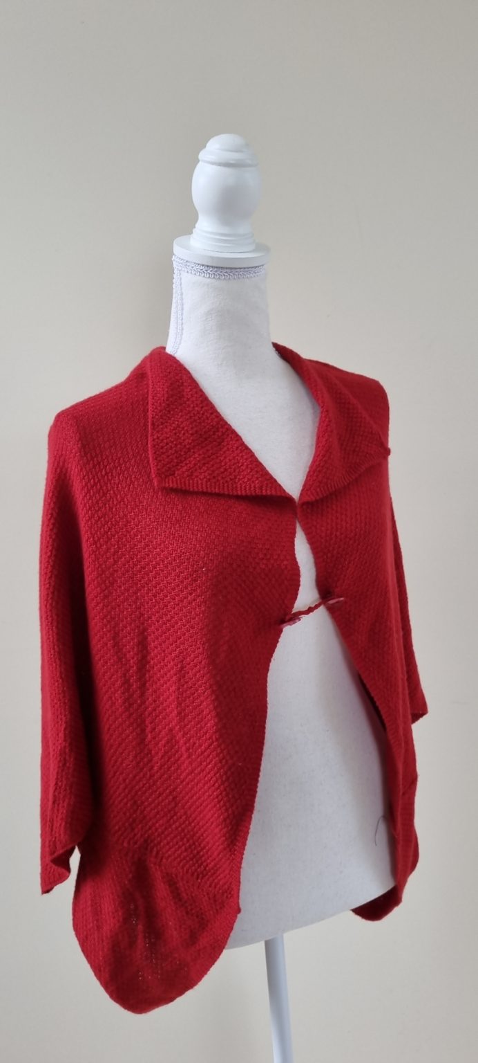 Twin Lakes Wool Alpaca Blend Cape Cardigan size 14, image 2