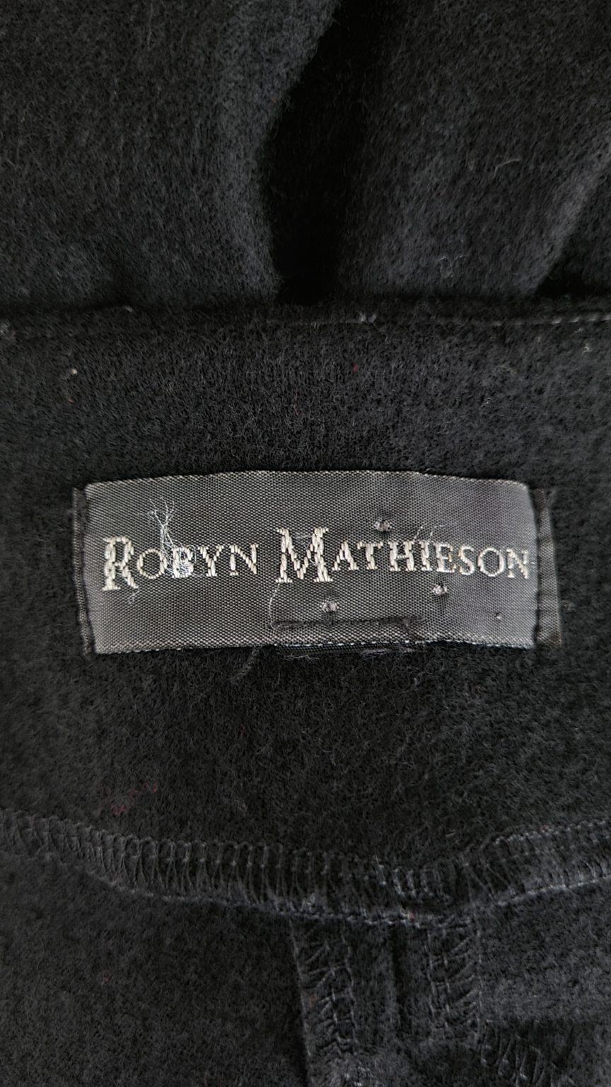 Robyn Mathieson Black Wool Jacket size 14, image 4