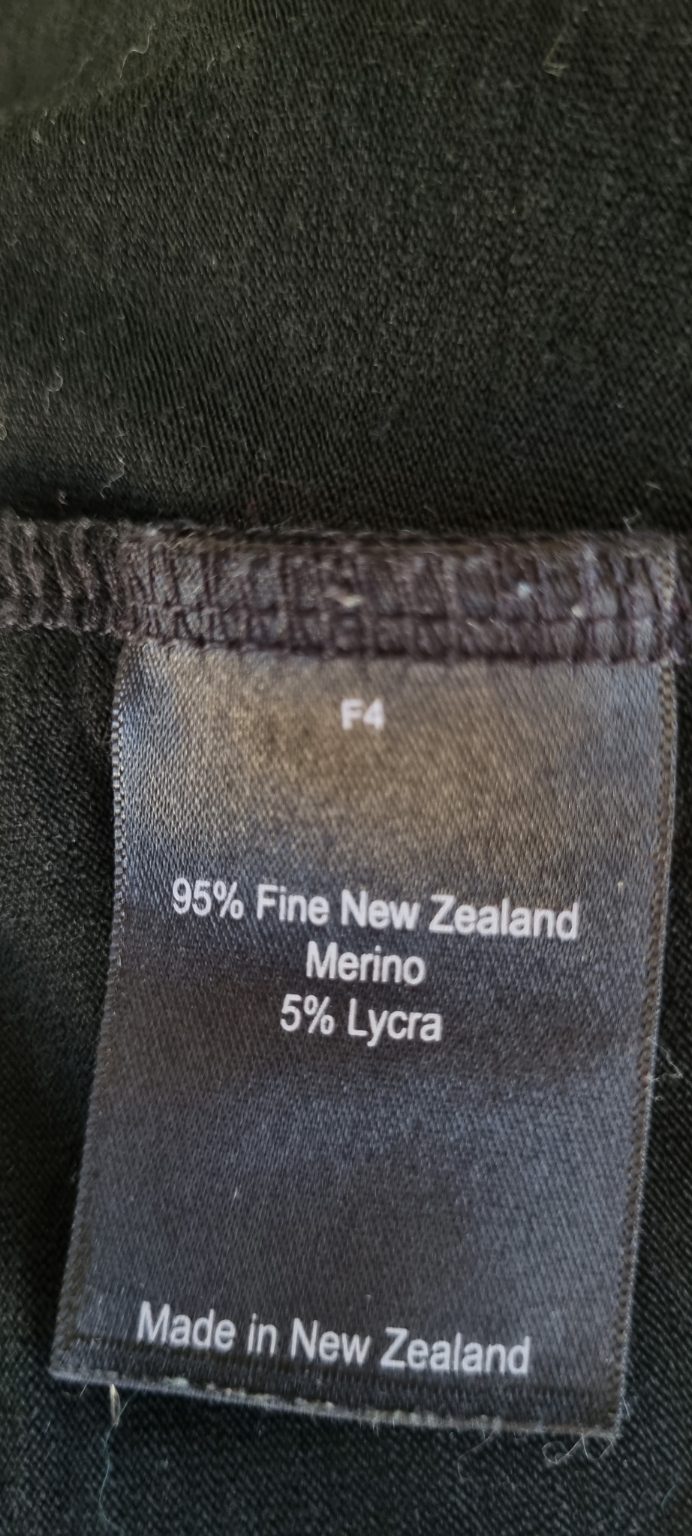 Paula Ryan Black Merino Wool Cardigan size L, image 4