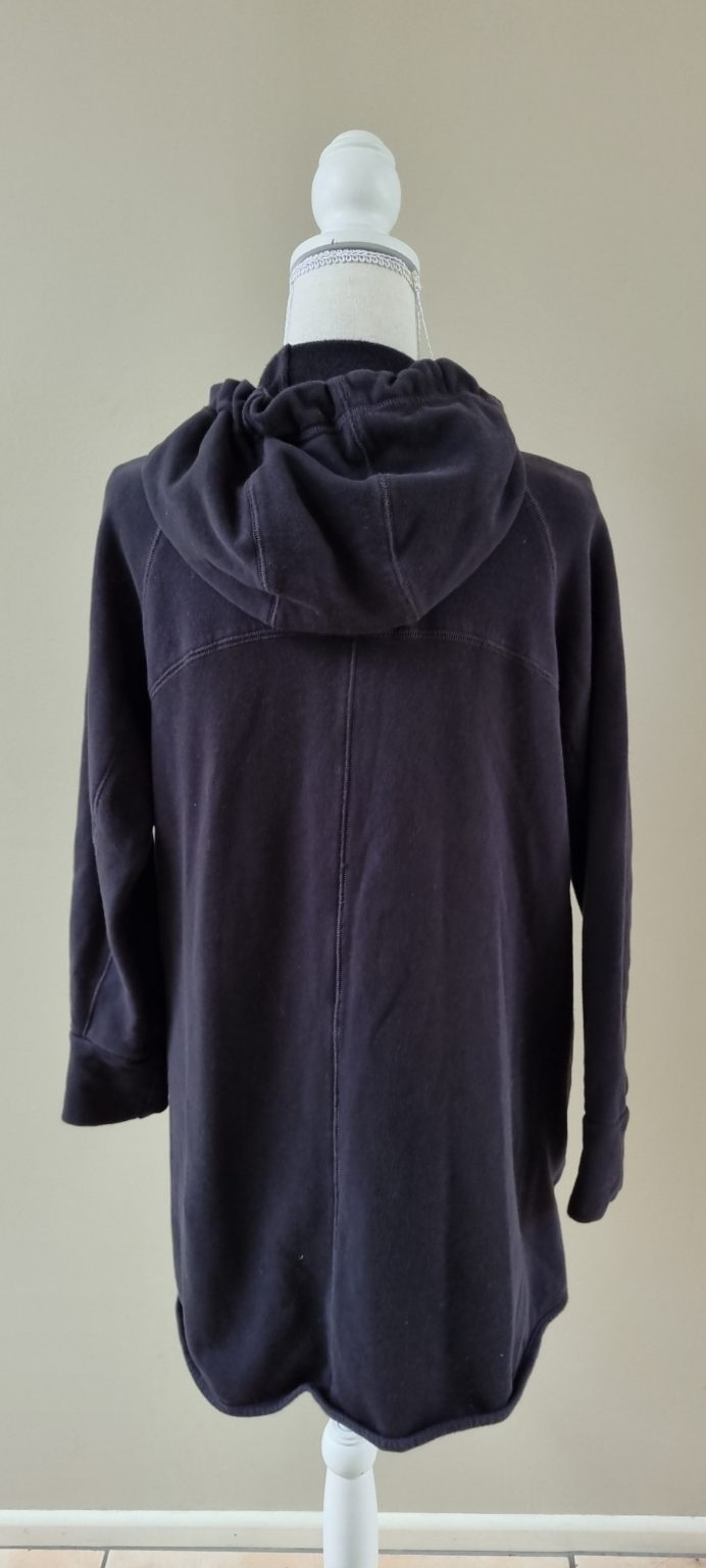 Moke Black Sweatshirt Hoodie Zip Jacket size S, image 3