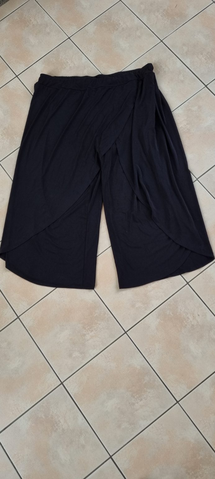 Taking Shape Black Pants with Skirt Overlay size 22