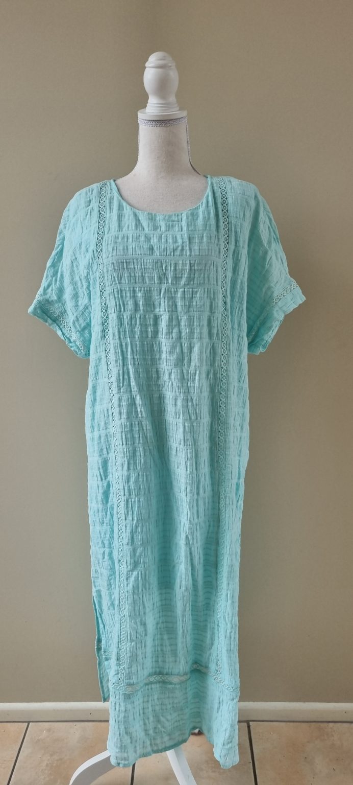 Blue Illusion Dress Size XL / 16