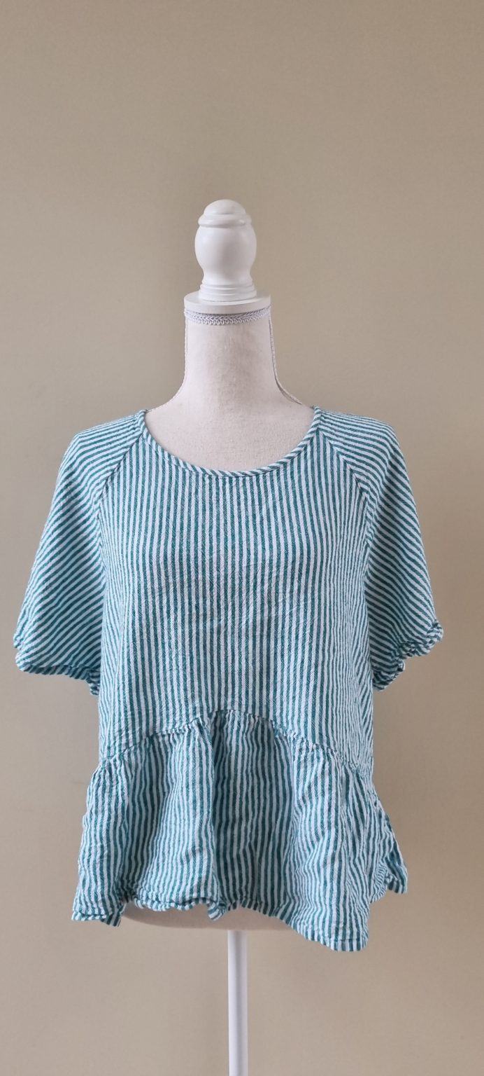 Betty Basics Linen Blend Top size 16