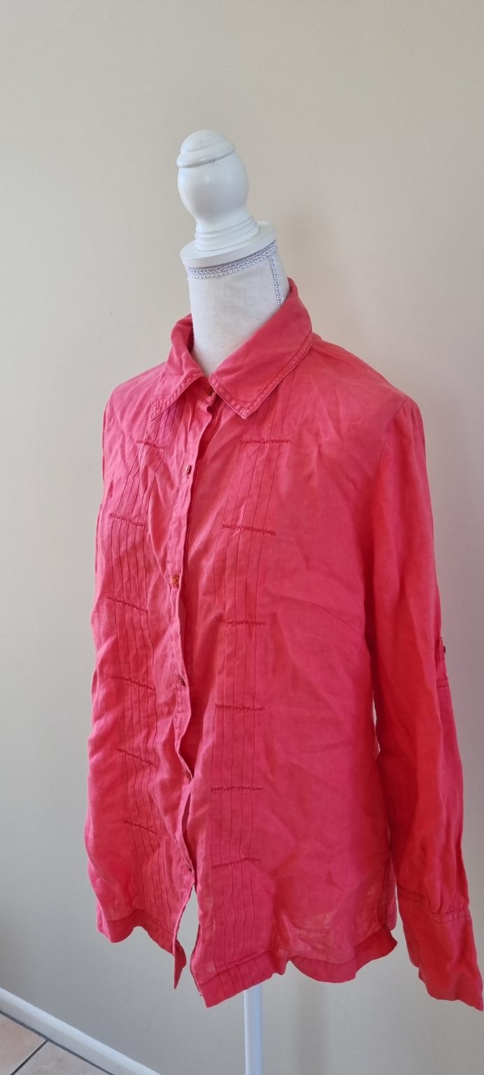 Jump Linen Tunic Shirt size 14, image 2
