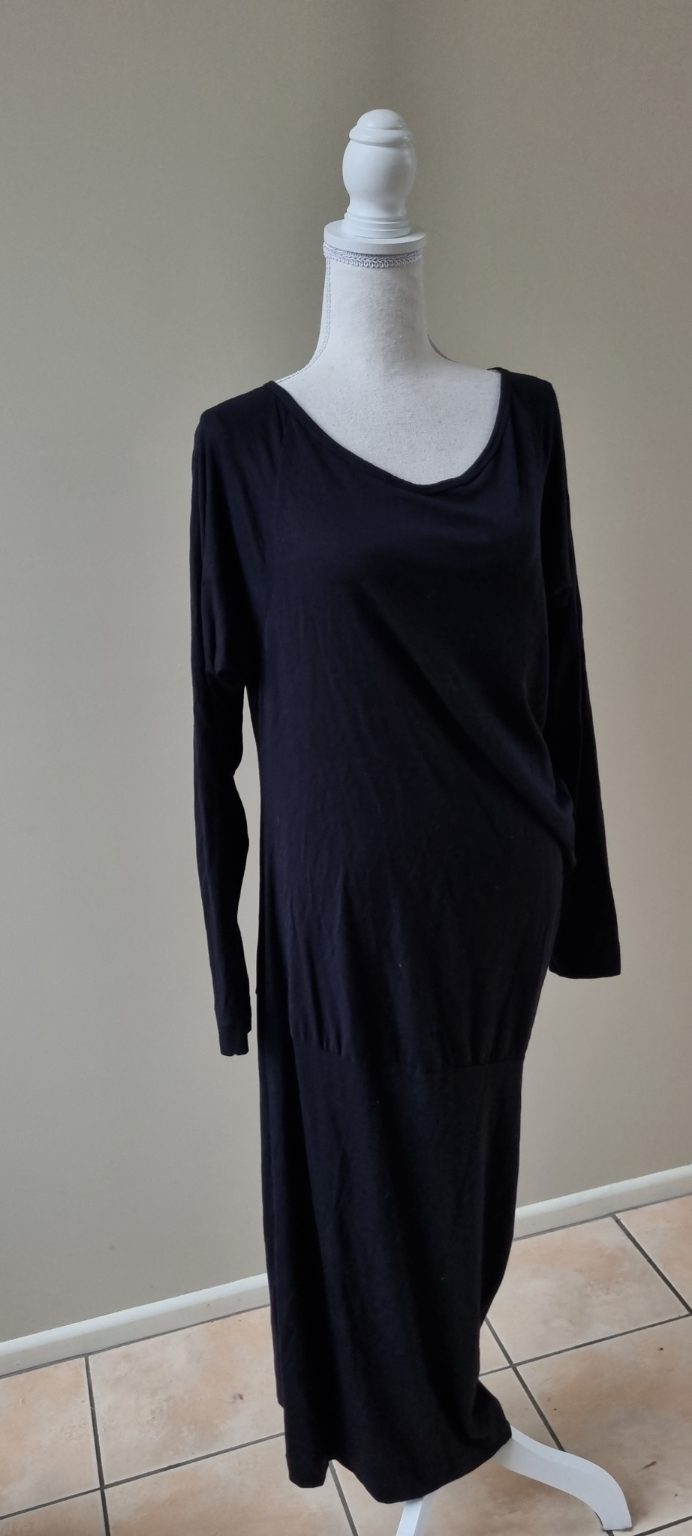 Starfish Black Merino Wool Dress size 12, image 2