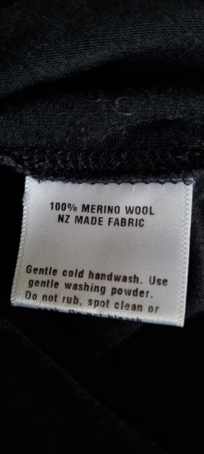 Starfish Black Merino Wool Dress size 12, image 4