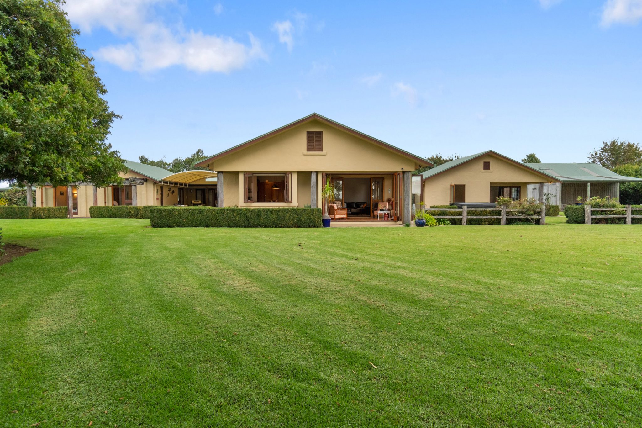 Family Scale, Poolside Living + Barn Flexibility — slide 2