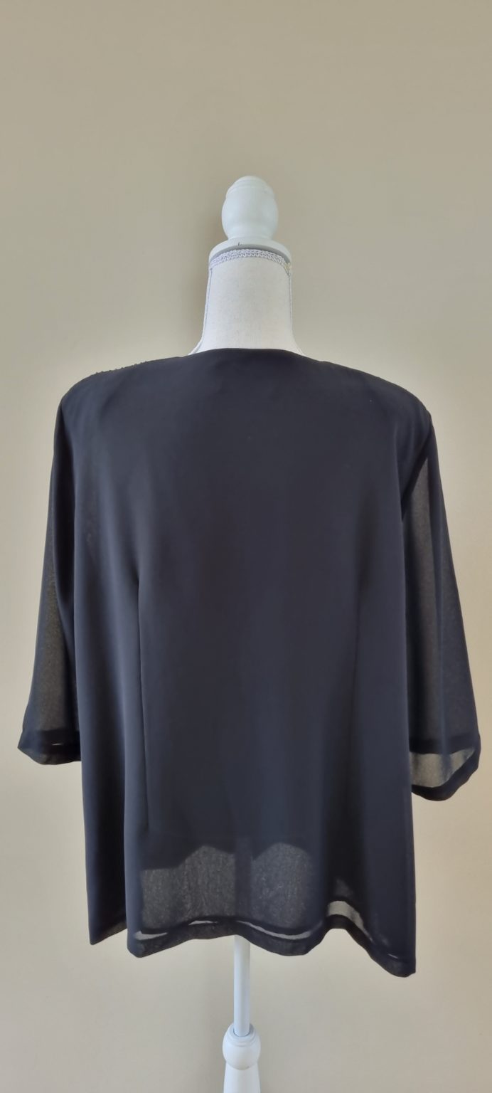 Eve Hunter Black Evening Jacket size 22, image 3