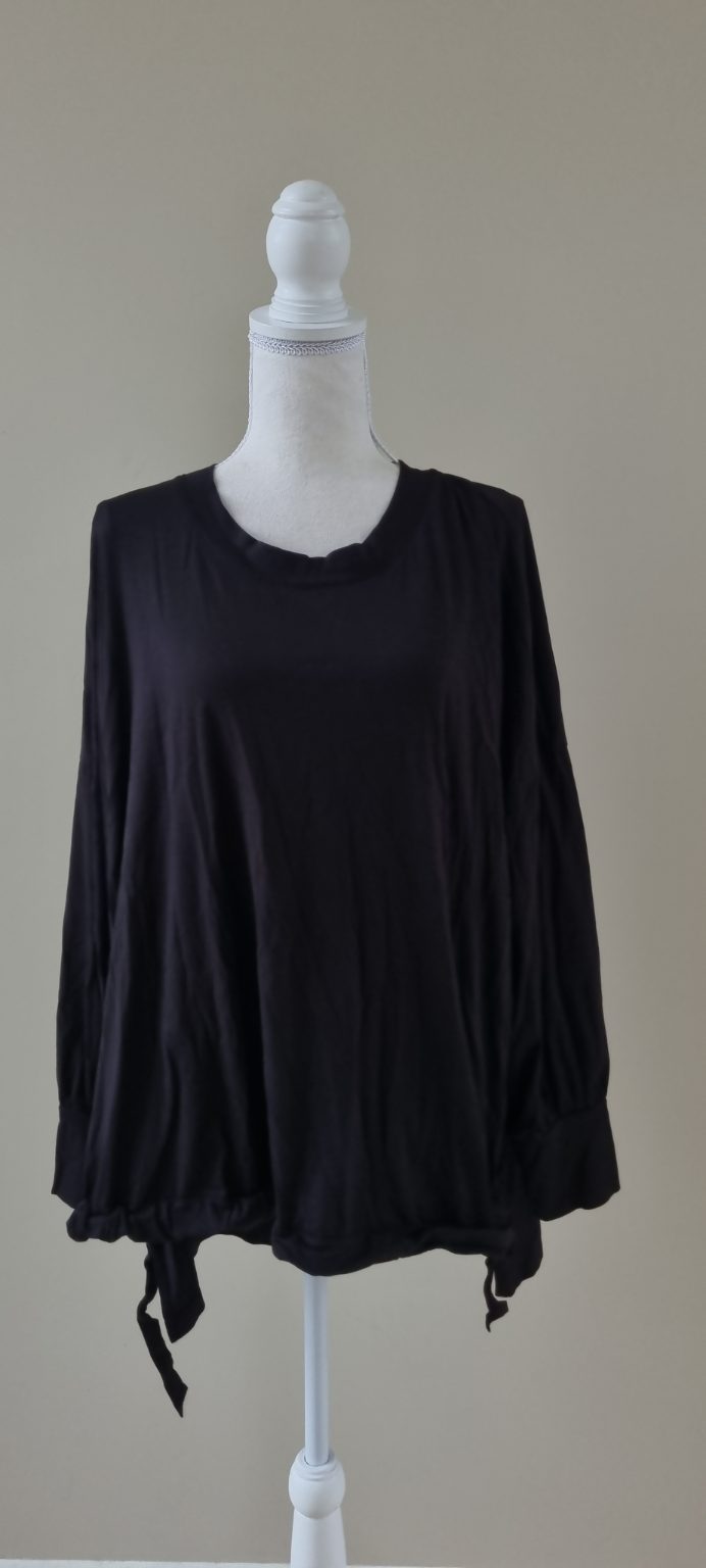 Mineral Black Tunic Top size XL