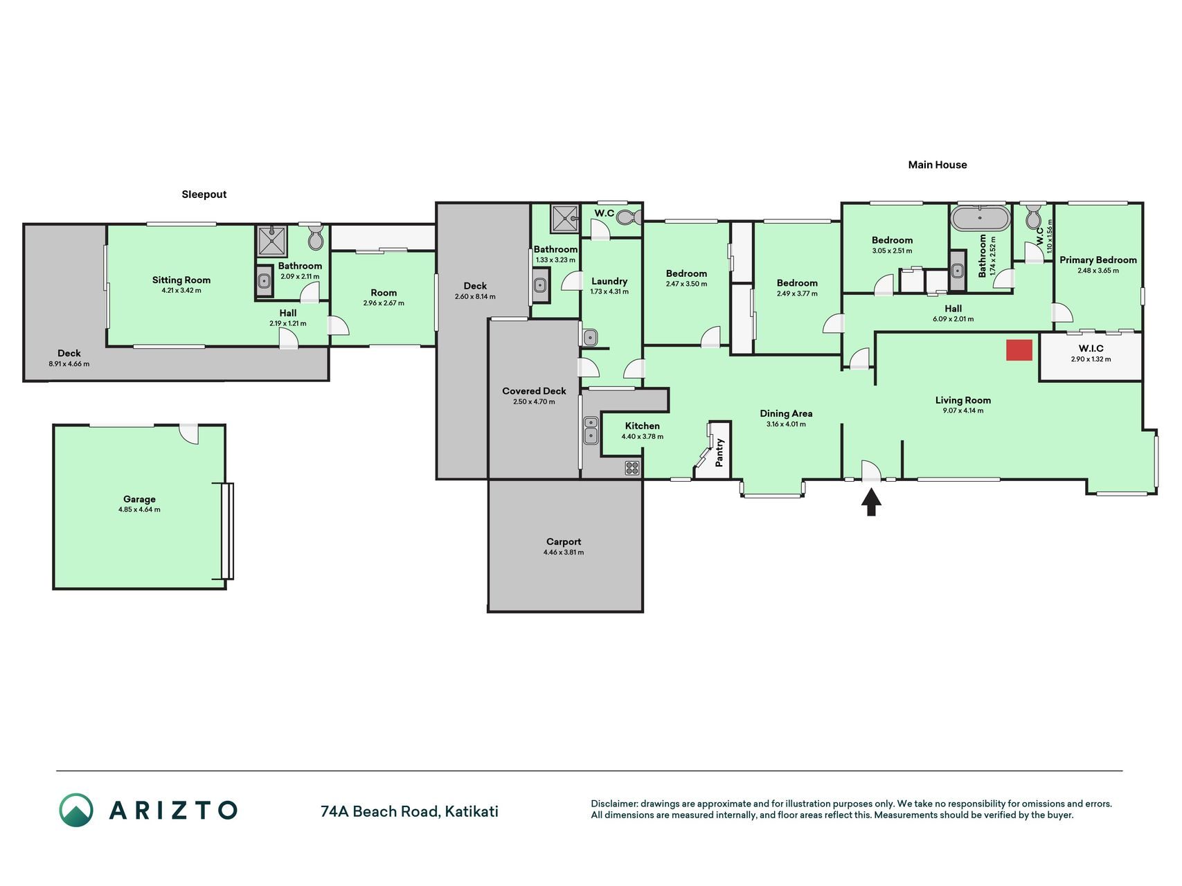 Spacious Family Home with Attached Sleepout — slide 35