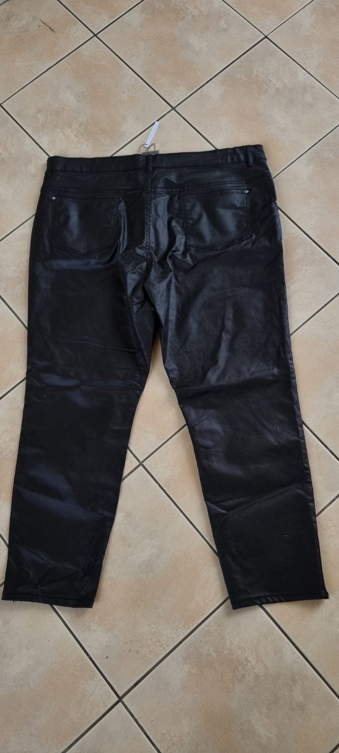 Katies Black Waxed Jeans size 20 NEW WITH TAG, image 2