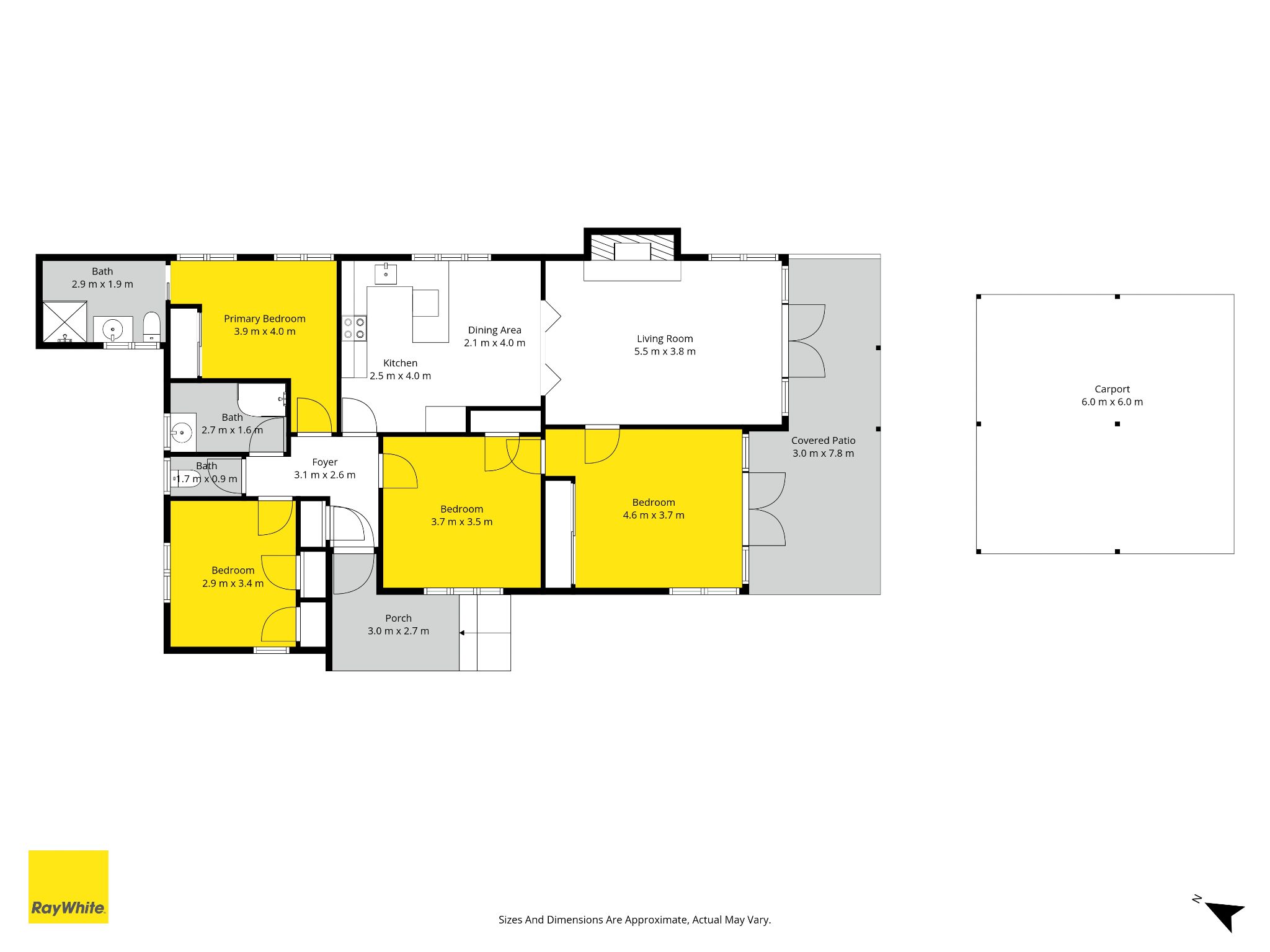 Brick & Tile Single level Living — slide 19