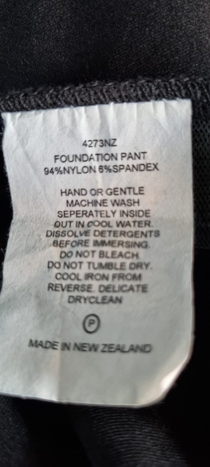 Verge Black Foundation Pants size 14, image 2