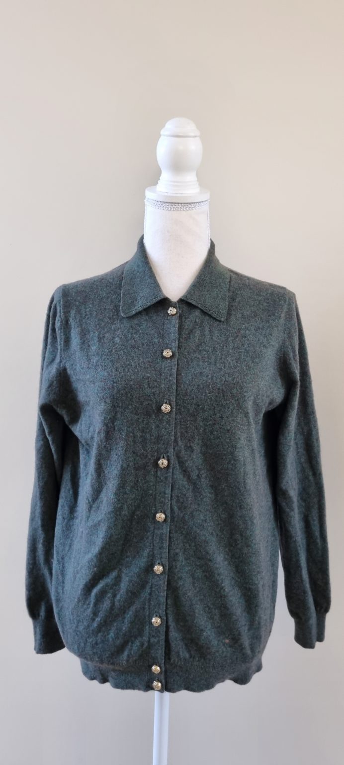 Jaeger Lambswool Cardigan size 12 to 14