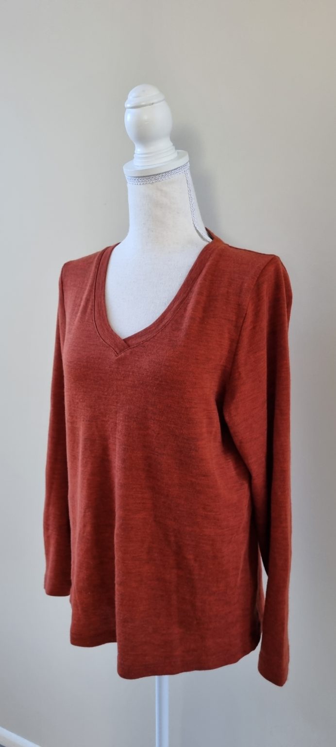 North South Merino Wool Jersey size L, image 2