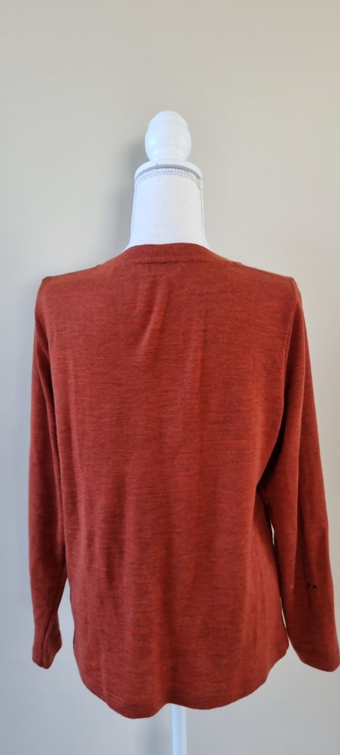 North South Merino Wool Jersey size L, image 3