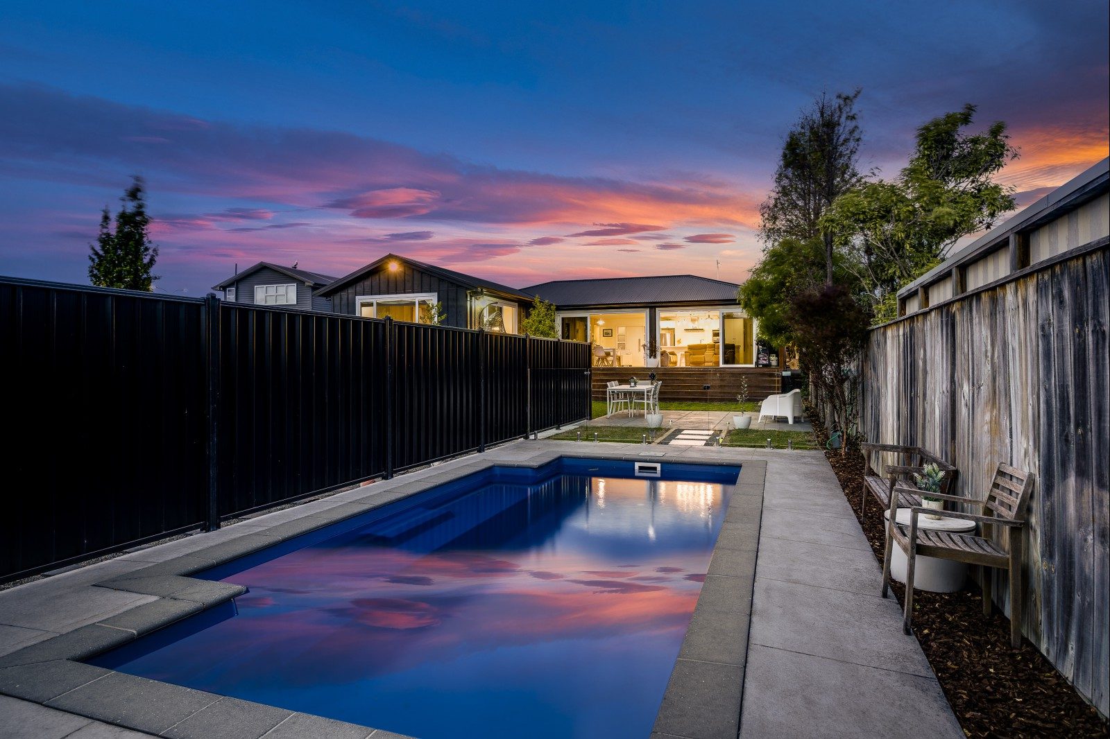 Pool and space in central Havelock North — slide 2