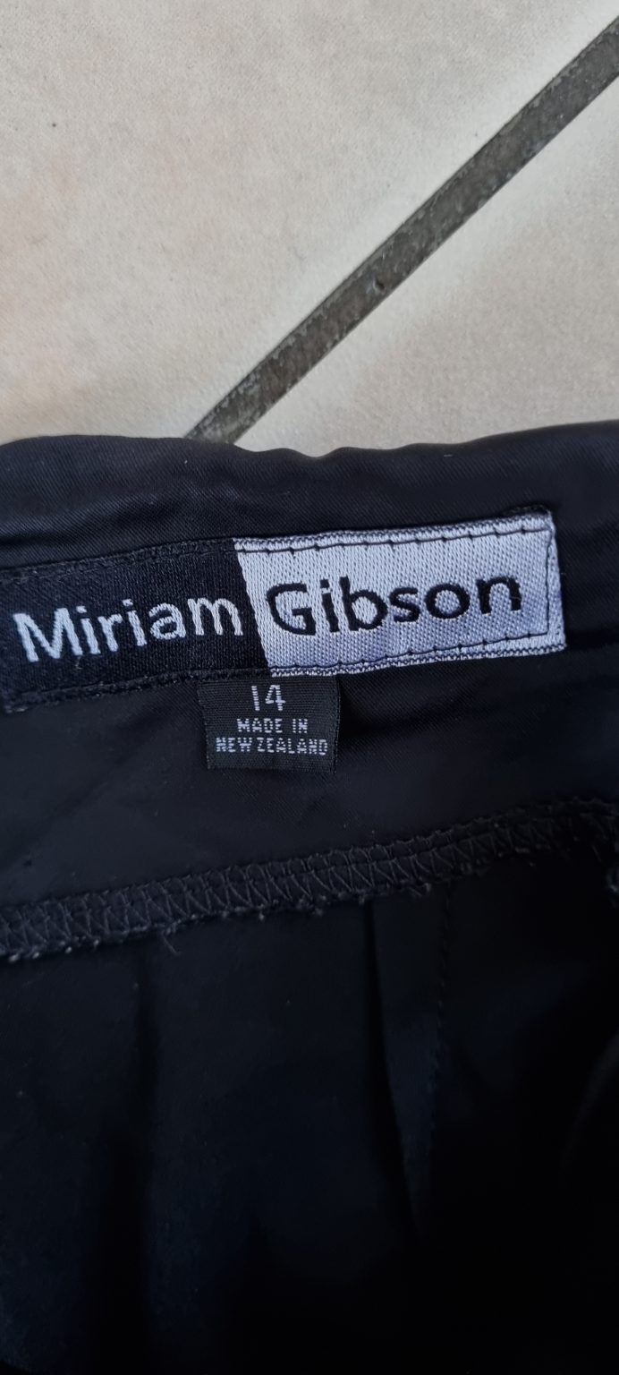 Miriam Gibson Black Pants size 14, image 2
